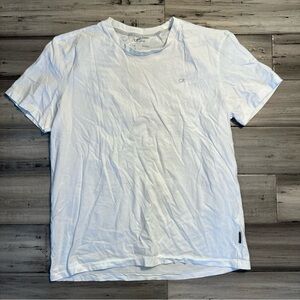 Calvin Klein Crew Neck Liquid Touch T-Shirt White Mens Size Large Used